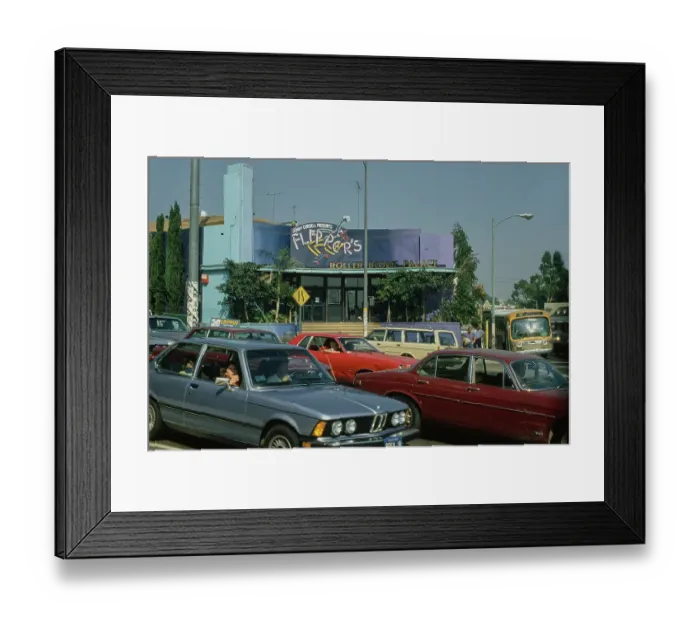 Framed Print : Denny Cordell Presents Flipper's Roller Boogie Palace, West Hollywood Framed Print : Denny Cordell Presents Flipper's Roller Boogie Palace, West Hollywood