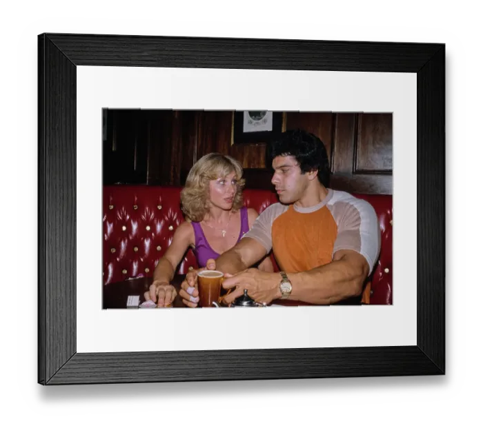 Framed Print : Mr. & Mrs. Lou Ferrigno