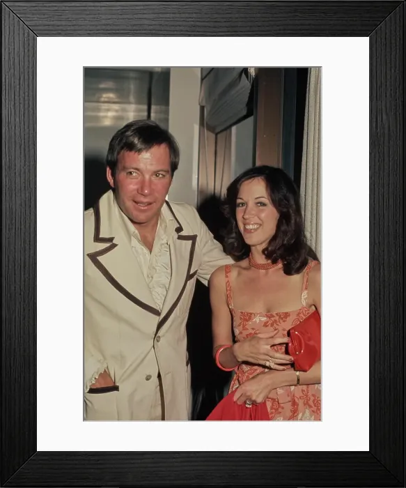 Framed Print : William Shatner & Marcy Lafferty Framed Print : William Shatner & Marcy Lafferty