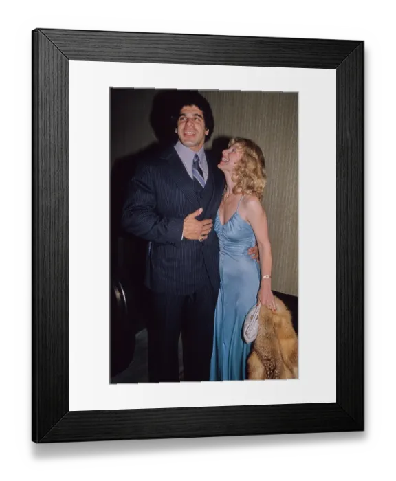 Framed Print : Mr. & Mrs. Lou Ferrigno Framed Print : Mr. & Mrs. Lou Ferrigno