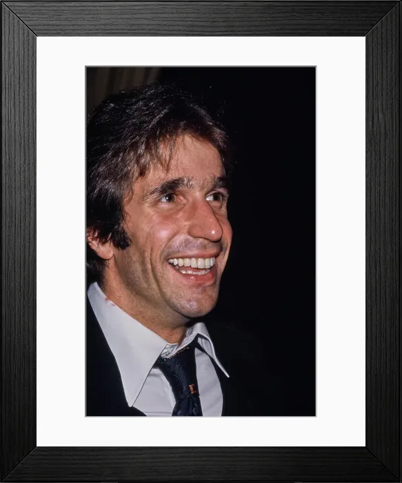 Framed Print : Henry Winkler, American Actor Framed Print : Henry Winkler, American Actor