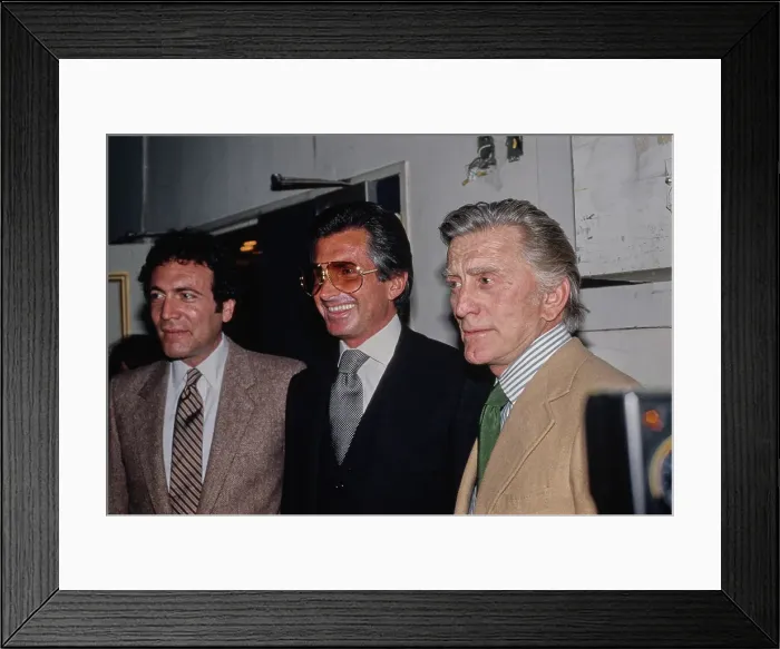 Framed Print : David Groh, George Hamilton & Kirk Douglas Framed Print : David Groh, George Hamilton & Kirk Douglas