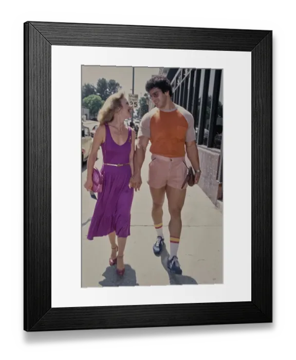 Framed Print : Mr. & Mrs. Lou Ferrigno Framed Print : Mr. & Mrs. Lou Ferrigno