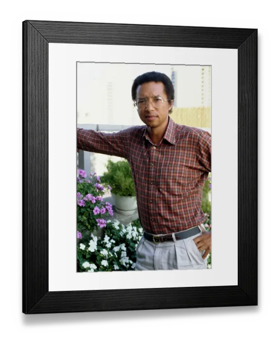 Framed Print : Arthur Ashe, American Tennis Player Framed Print : Arthur Ashe, American Tennis Player