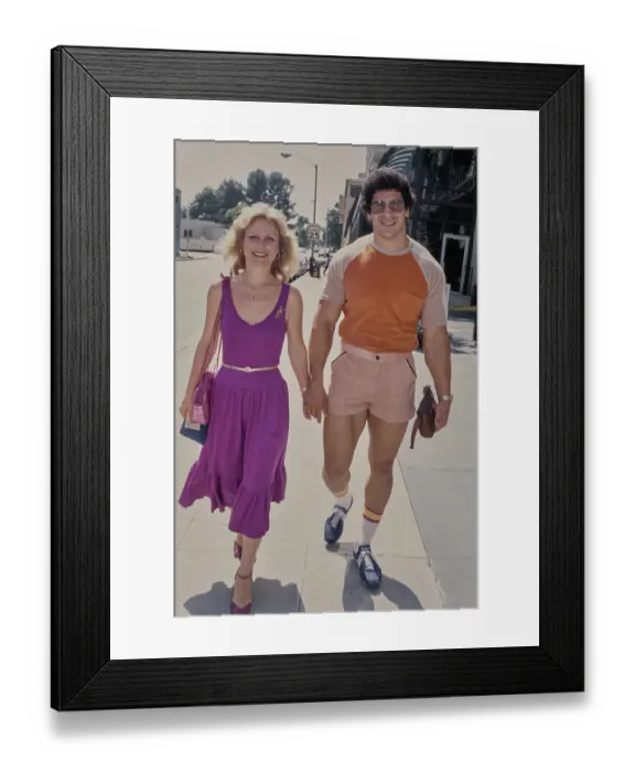 Framed Print : Mr. & Mrs. Lou Ferrigno