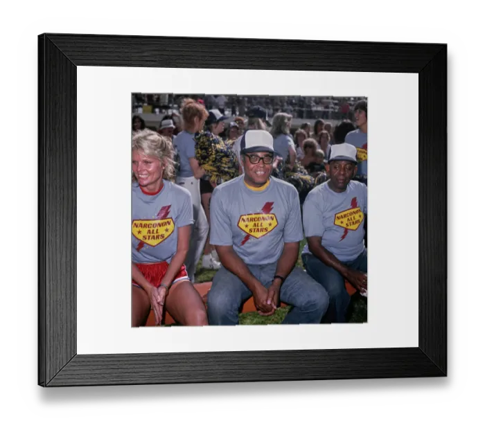 Framed Print : Narconon All-Stars Celebrity Softball Match Framed Print : Narconon All-Stars Celebrity Softball Match