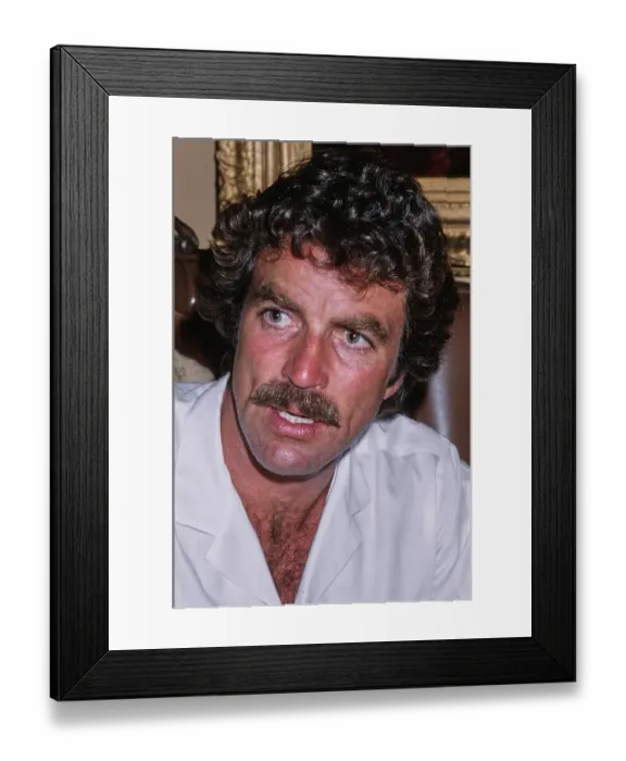Framed Print : Tom Selleck, American Actor Framed Print : Tom Selleck, American Actor