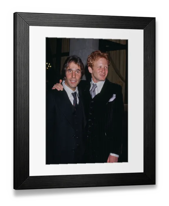 Framed Print : Henry Winkler & Don Most