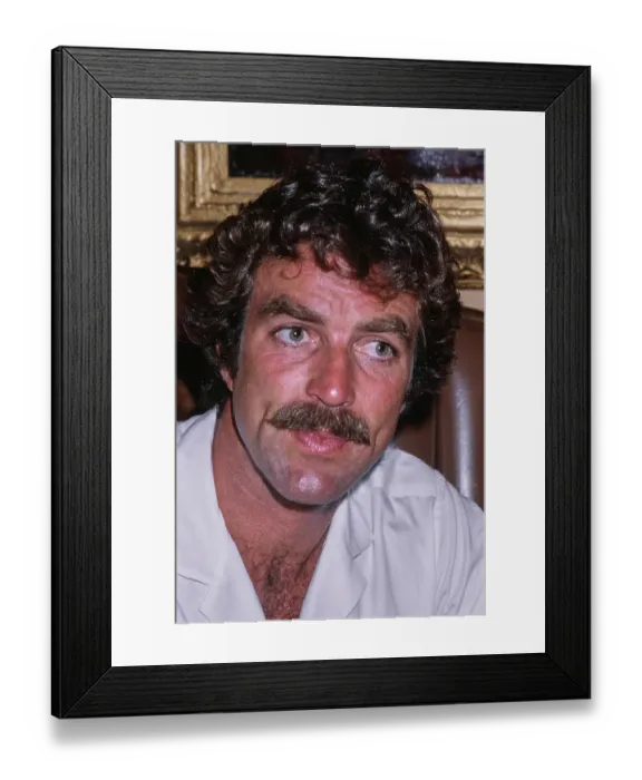 Framed Print : Tom Selleck, American Actor Framed Print : Tom Selleck, American Actor