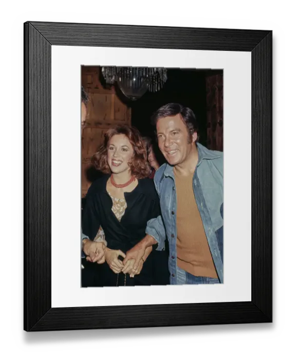 Framed Print : William Shatner & Marcy Lafferty Framed Print : William Shatner & Marcy Lafferty