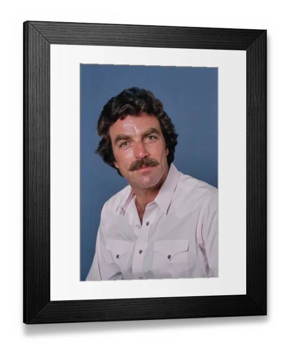 Framed Print : Tom Selleck, American Actor Framed Print : Tom Selleck, American Actor