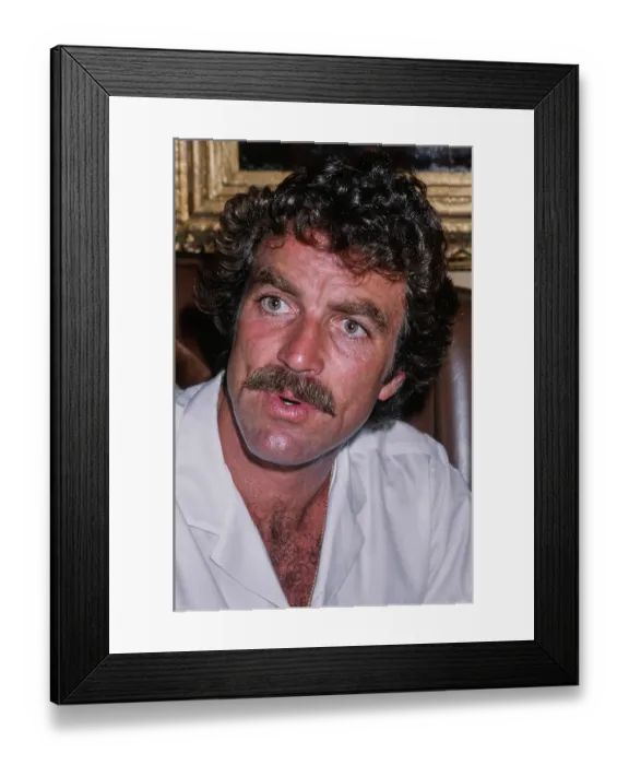 Framed Print : Tom Selleck, American Actor Framed Print : Tom Selleck, American Actor