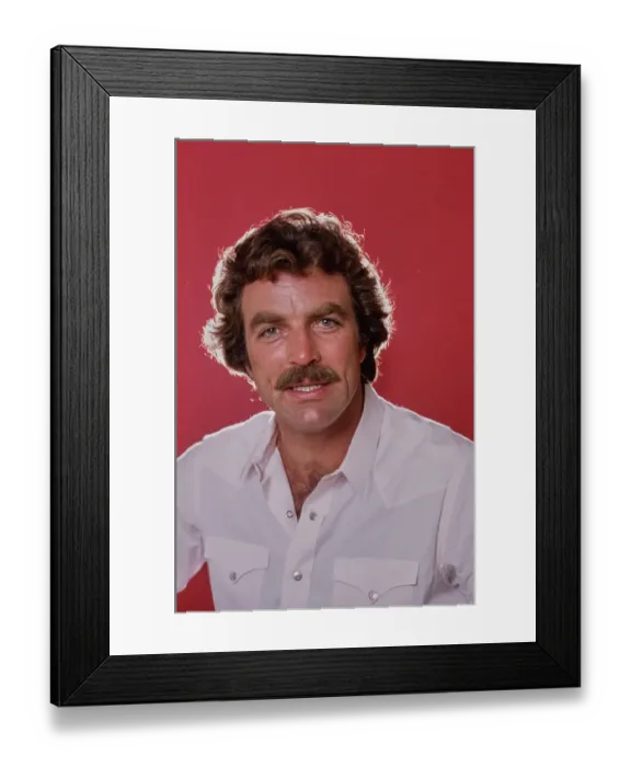 Framed Print : Tom Selleck, American Actor Framed Print : Tom Selleck, American Actor