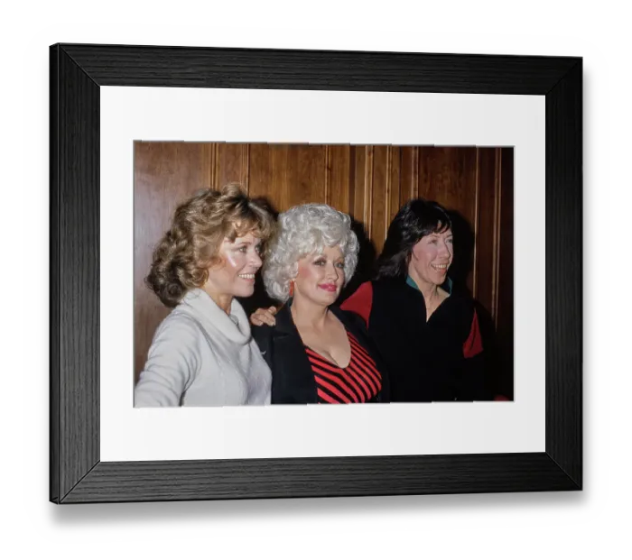 Framed Print : Lily Tomlin, Dolly Parton, Jane Fonda Framed Print : Lily Tomlin, Dolly Parton, Jane Fonda