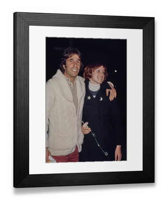 Framed Print : Henry Winkler & Stacey Weitzman Framed Print : Henry Winkler & Stacey Weitzman