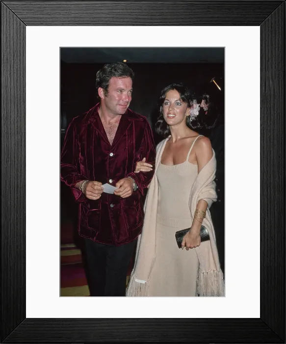 Framed Print : William Shatner & Marcy Lafferty Framed Print : William Shatner & Marcy Lafferty