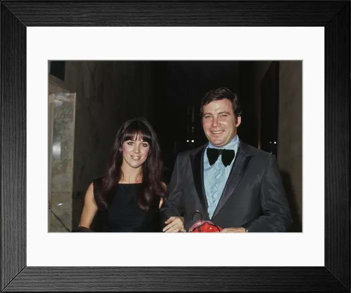 Framed Print : William Shatner & Marcy Lafferty Framed Print : William Shatner & Marcy Lafferty