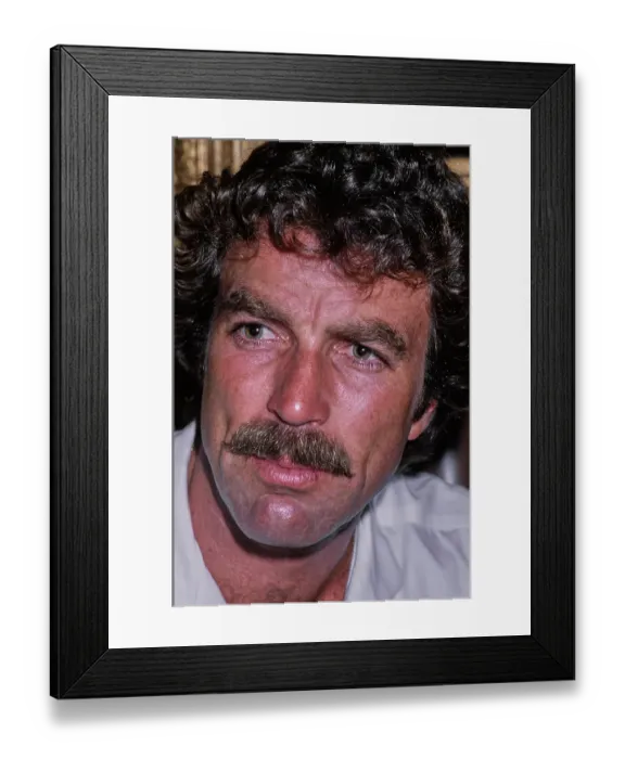 Framed Print : Tom Selleck, American Actor Framed Print : Tom Selleck, American Actor