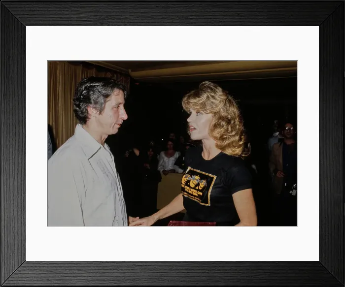 Framed Print : Jane Fonda And Tom Hayden Framed Print : Jane Fonda And Tom Hayden