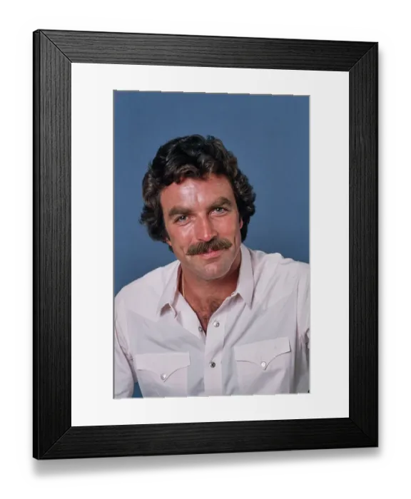 Framed Print : Tom Selleck, American Actor Framed Print : Tom Selleck, American Actor