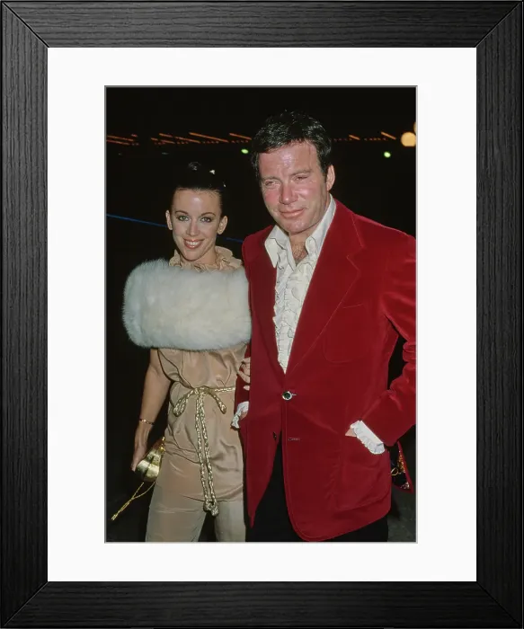 Framed Print : William Shatner & Marcy Lafferty Framed Print : William Shatner & Marcy Lafferty