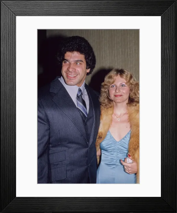 Framed Print : Mr. & Mrs. Lou Ferrigno Framed Print : Mr. & Mrs. Lou Ferrigno