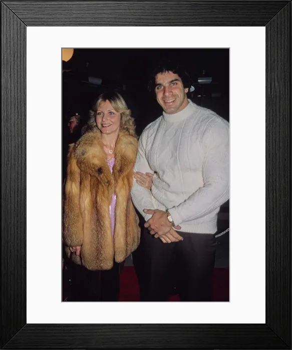 Framed Print : Mr. & Mrs. Lou Ferrigno Framed Print : Mr. & Mrs. Lou Ferrigno