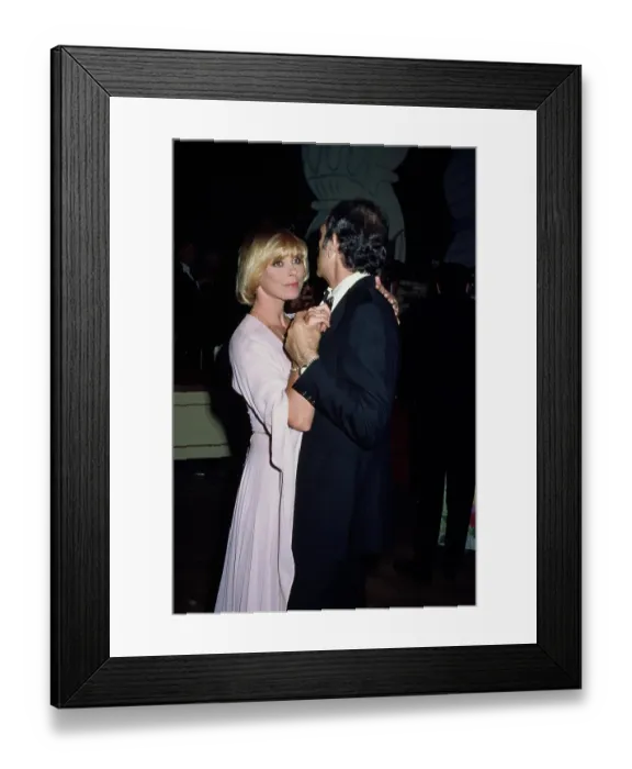 Framed Print : Elke Sommer & Joe Hyams Framed Print : Elke Sommer & Joe Hyams