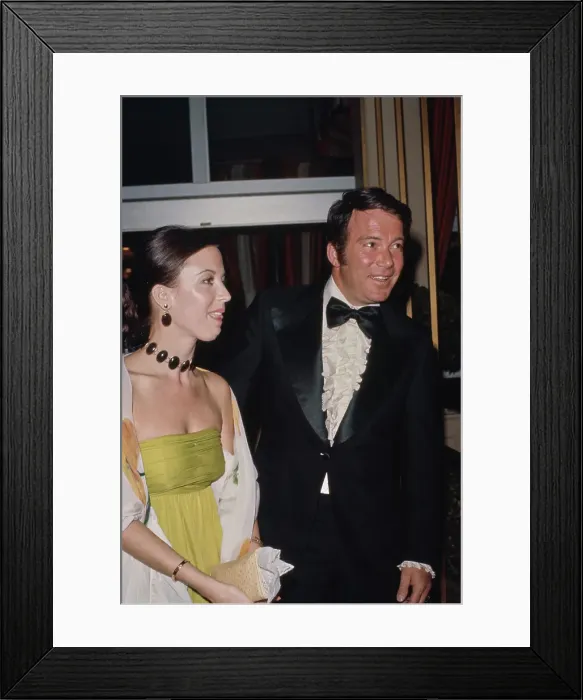 Framed Print : William Shatner & Marcy Lafferty Framed Print : William Shatner & Marcy Lafferty
