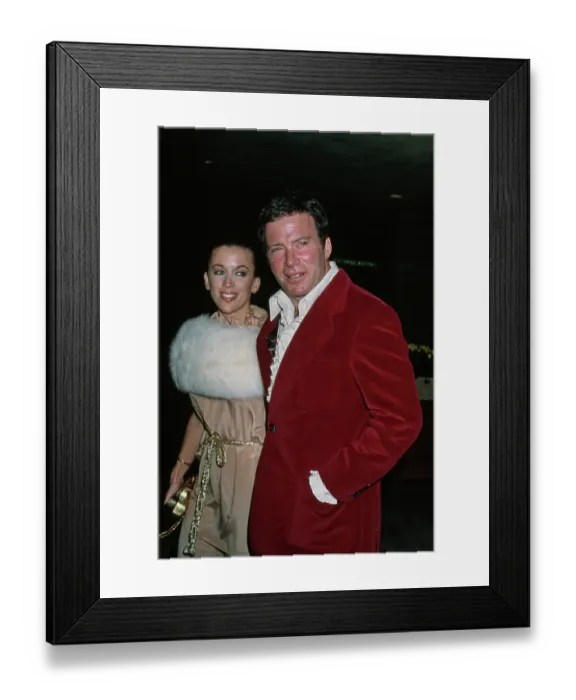 Framed Print : William Shatner & Marcy Lafferty Framed Print : William Shatner & Marcy Lafferty