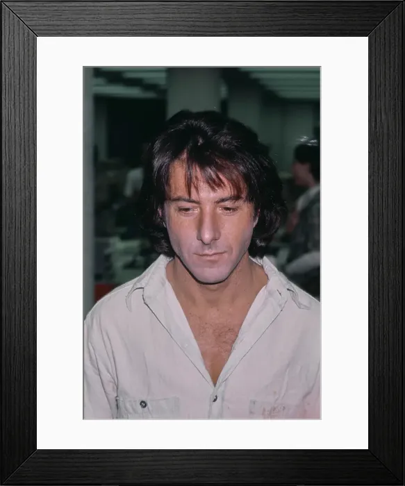 Framed Print : Dustin Hoffman, American Actor Framed Print : Dustin Hoffman, American Actor