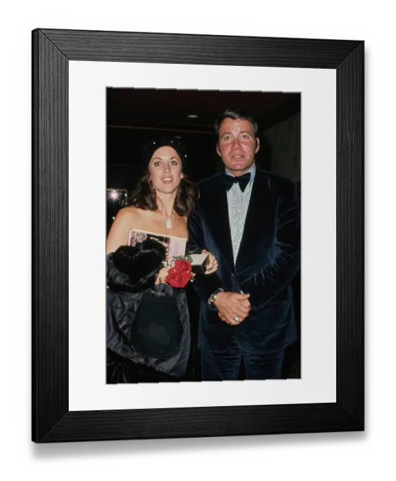 Framed Print : William Shatner & Marcy Lafferty Framed Print : William Shatner & Marcy Lafferty