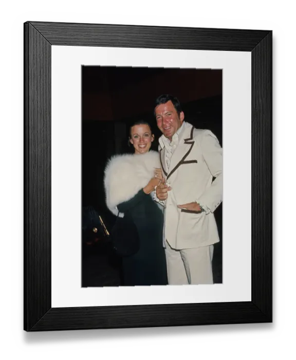 Framed Print : William Shatner & Marcy Lafferty Framed Print : William Shatner & Marcy Lafferty