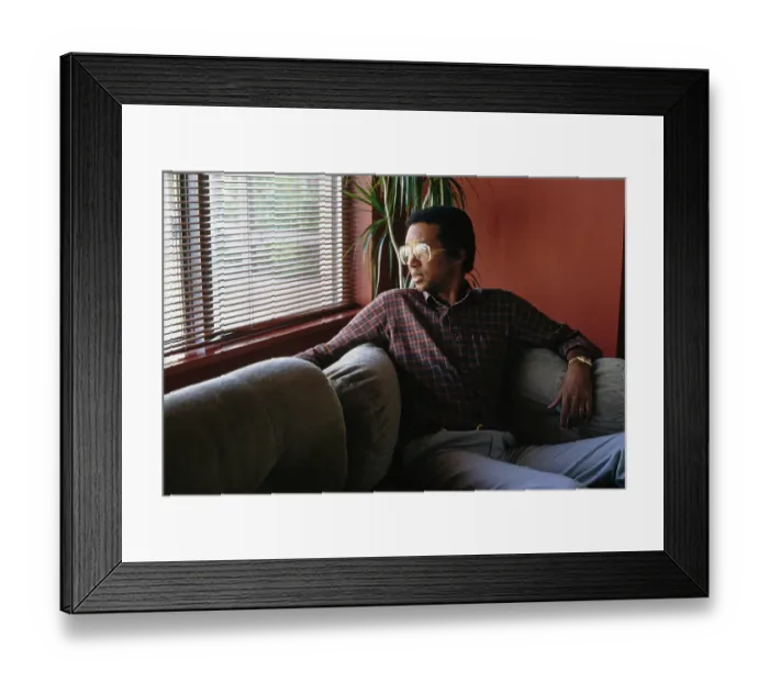 Framed Print : Arthur Ashe, American Tennis Player Framed Print : Arthur Ashe, American Tennis Player