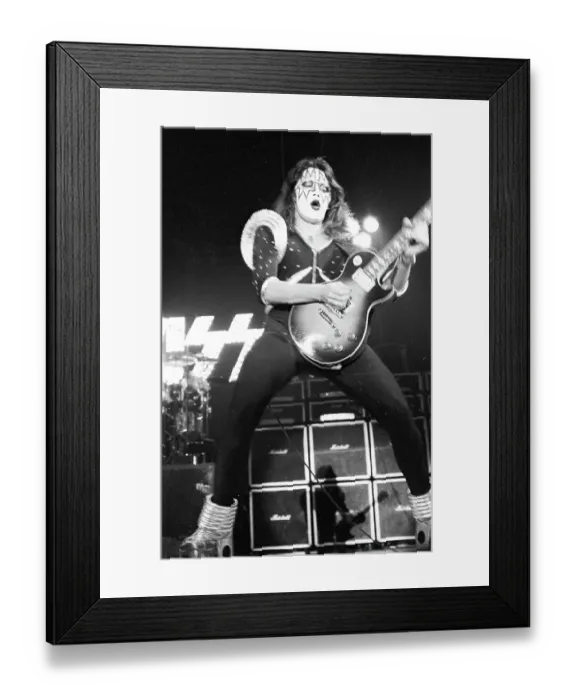 Framed Print : Photo of Frehley Ace Framed Print : Photo of Frehley Ace