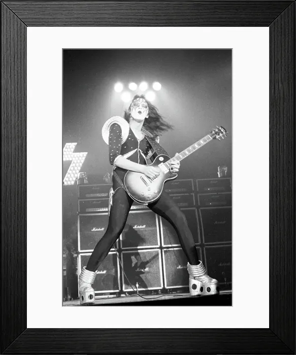 Framed Print : Photo of Frehley Ace Framed Print : Photo of Frehley Ace