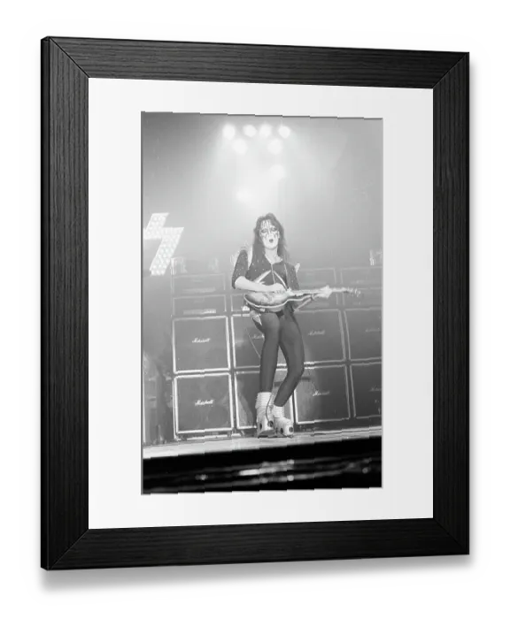 Framed Print : Photo of Frehley Ace Framed Print : Photo of Frehley Ace