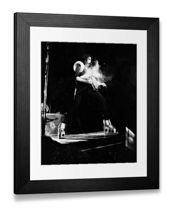Framed Print : Photo of Frehley Ace Framed Print : Photo of Frehley Ace