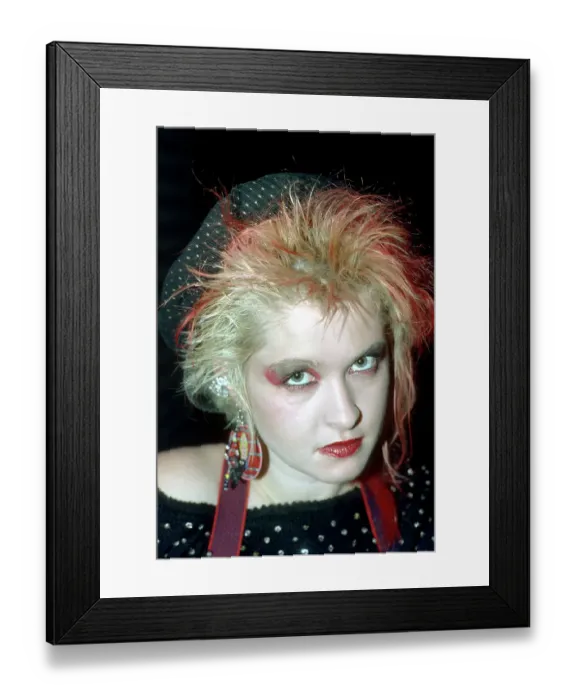 Framed Print : Photo of Cyndi Lauper
