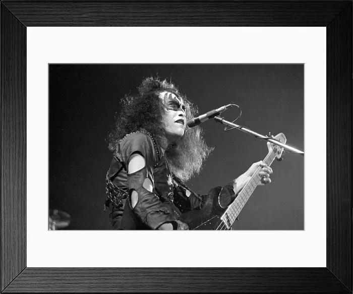 Framed Print : Photo of Gene Simmons Framed Print : Photo of Gene Simmons
