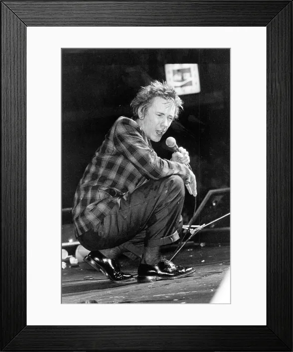 Framed Print : Photo of John Lydon Framed Print : Photo of John Lydon