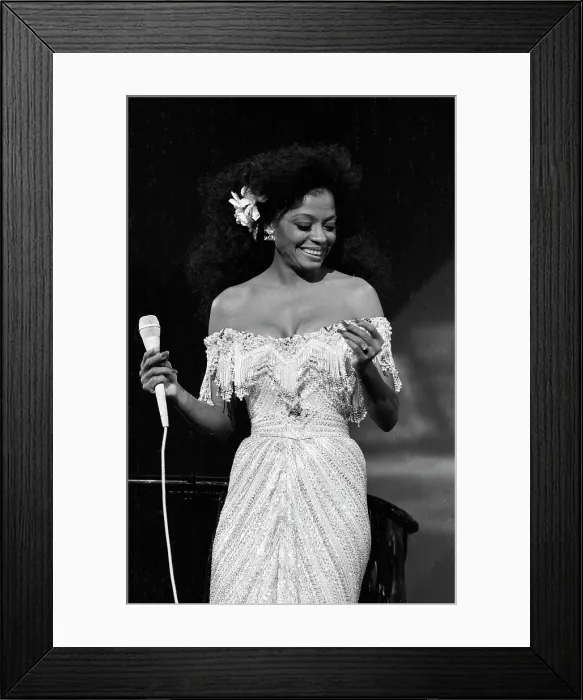Framed Print : Diana Ross Performing Framed Print : Diana Ross Performing