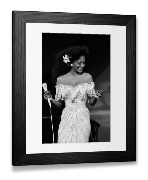 Framed Print : Diana Ross Performing Framed Print : Diana Ross Performing