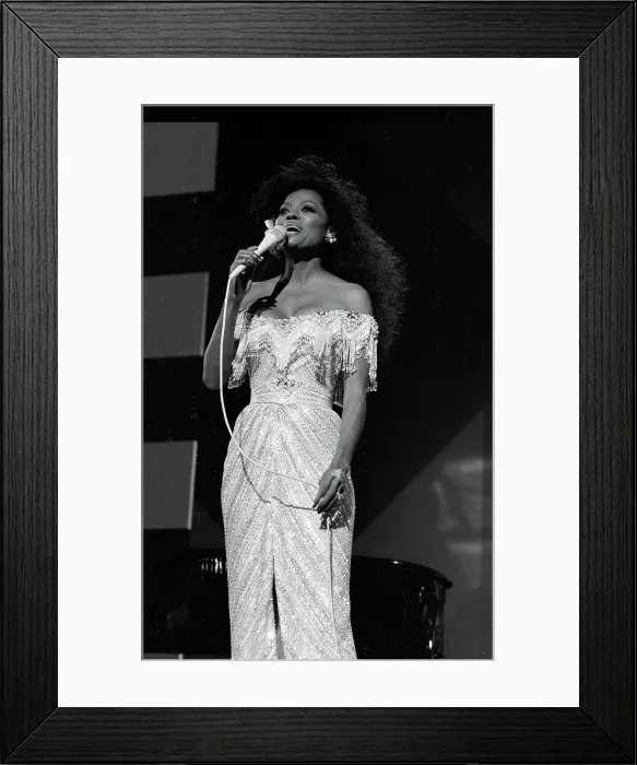 Framed Print : Diana Ross Performing Framed Print : Diana Ross Performing