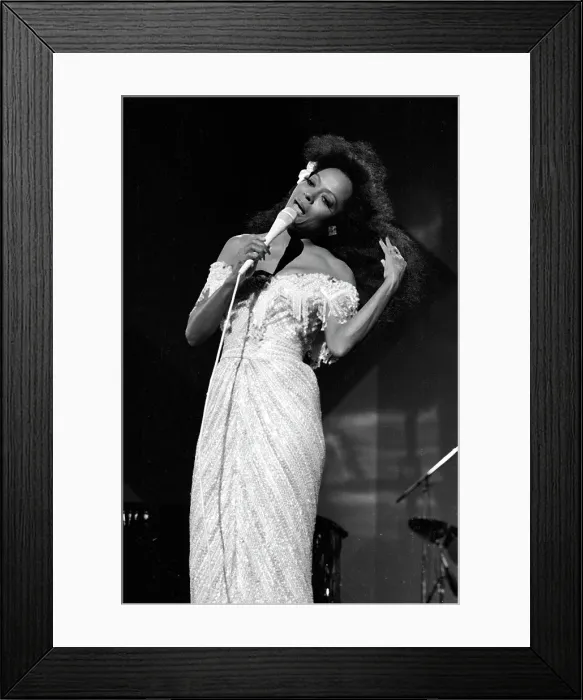 Framed Print : Diana Ross Performing Framed Print : Diana Ross Performing