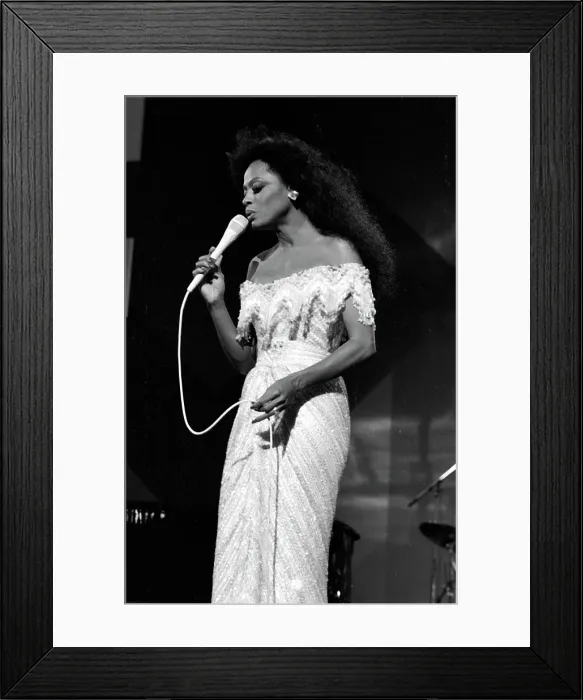 Framed Print : Diana Ross Performing Framed Print : Diana Ross Performing