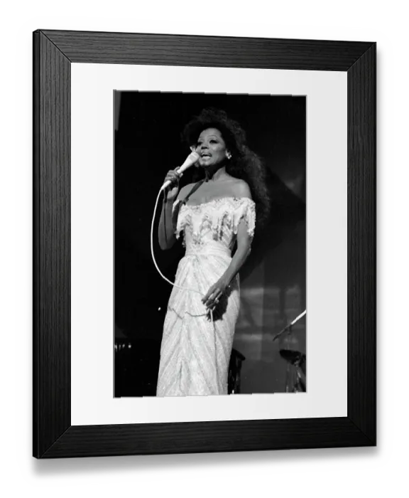 Framed Print : Diana Ross Performing Framed Print : Diana Ross Performing