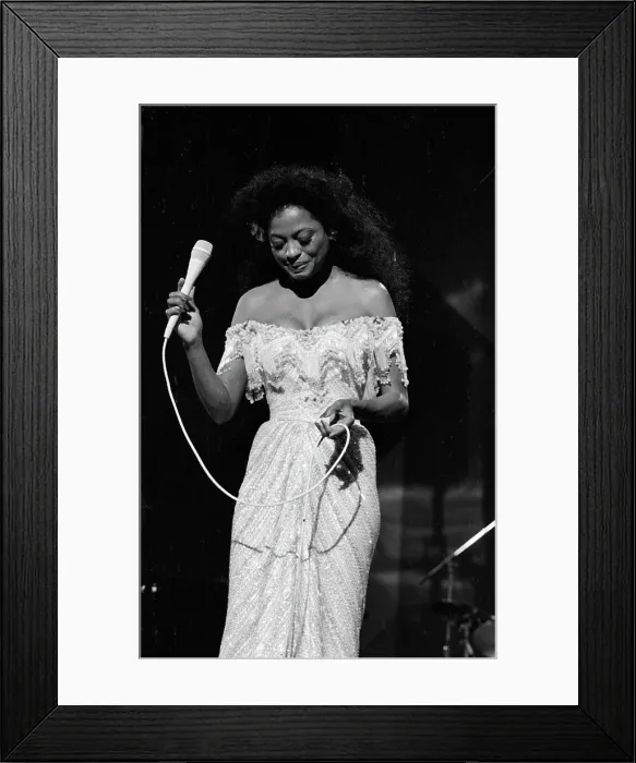 Framed Print : Diana Ross Performing Framed Print : Diana Ross Performing