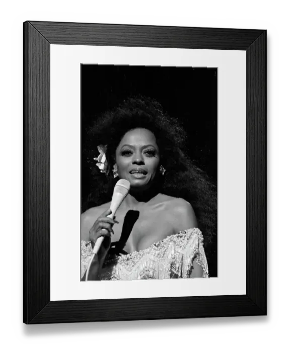 Framed Print : Diana Ross Performing Framed Print : Diana Ross Performing