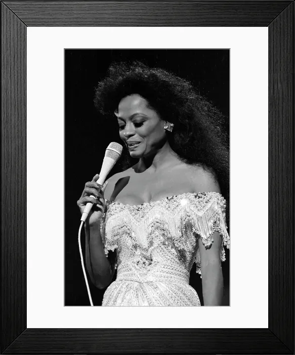 Framed Print : Diana Ross Performing Framed Print : Diana Ross Performing